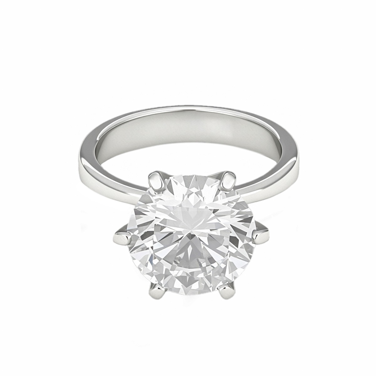 Round Cut Solitaire Ring