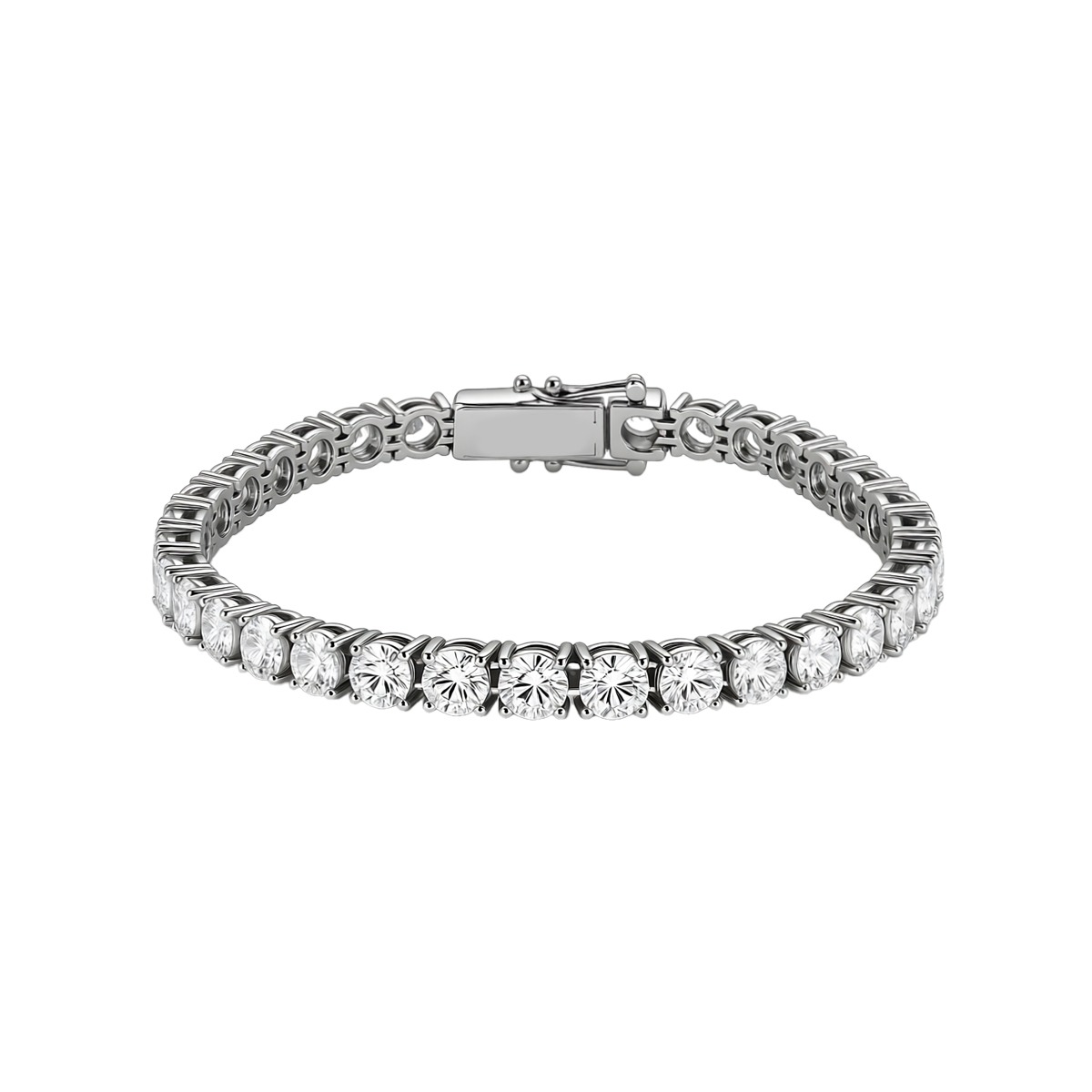 Round Cut Tennis Bracelet