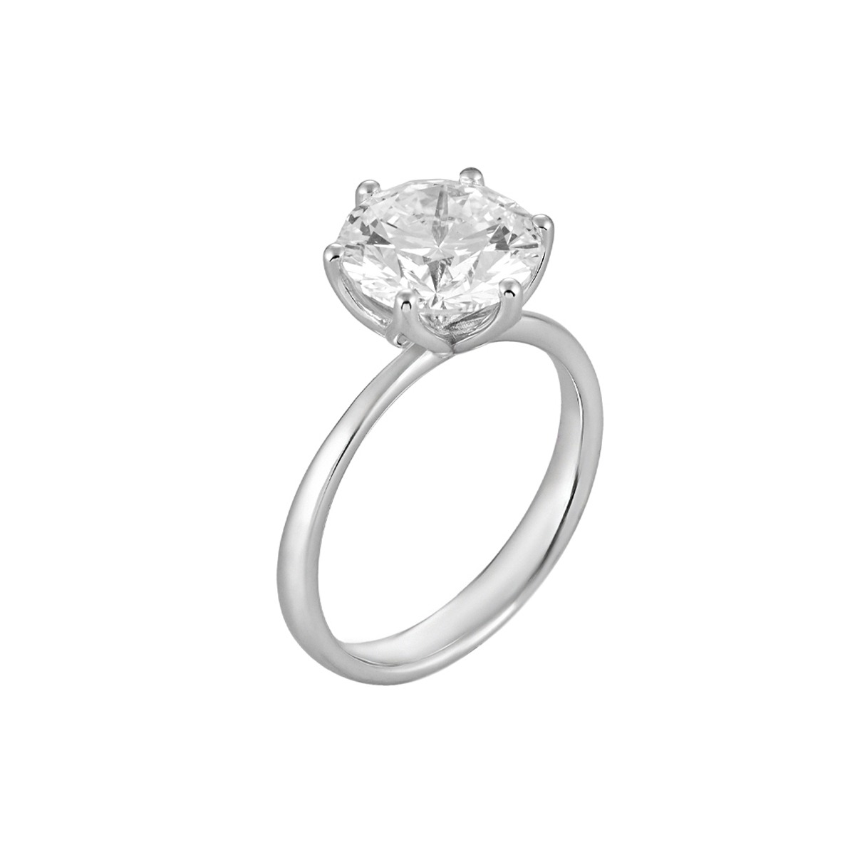 Round Cut Solitaire Ring