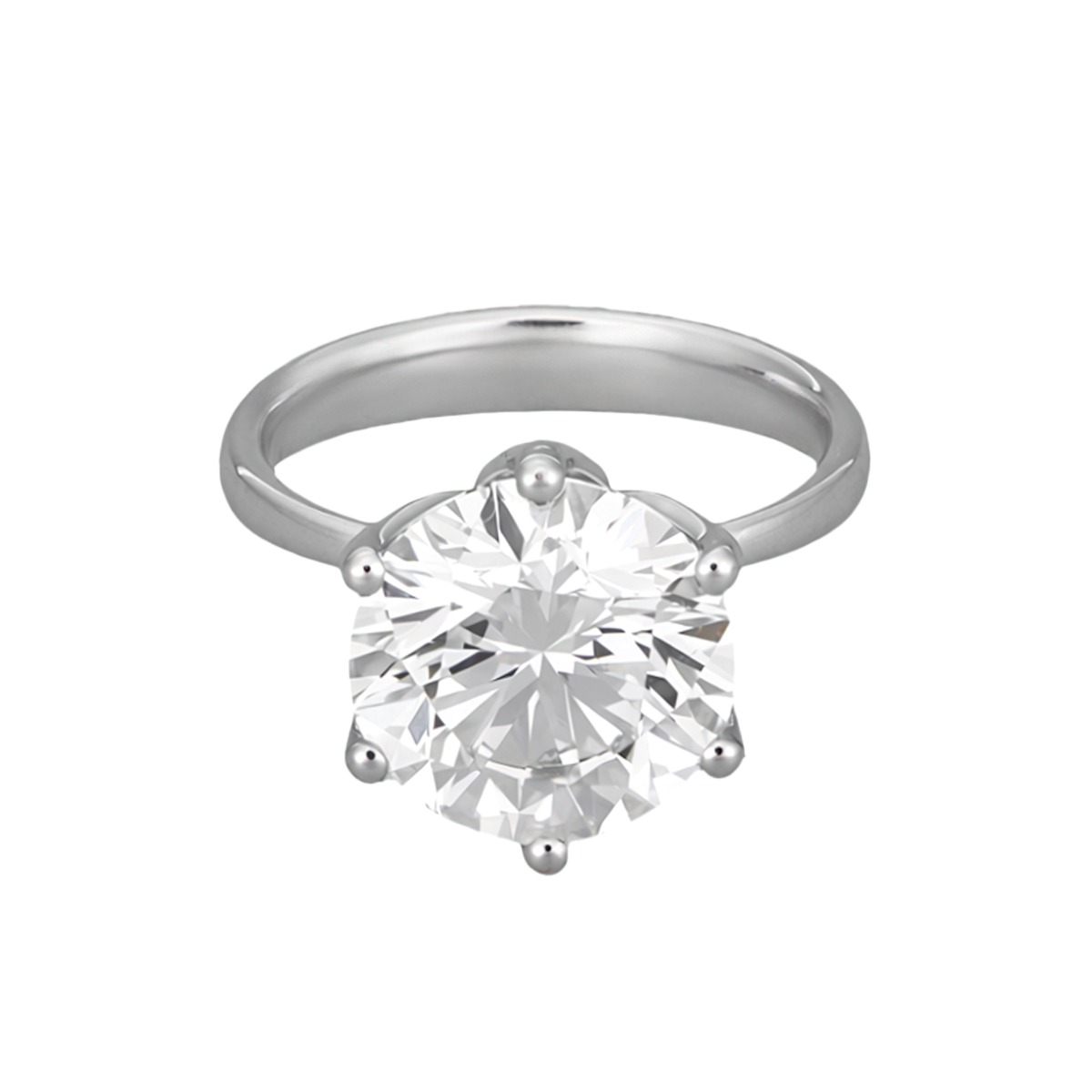 Round Cut Solitaire Ring