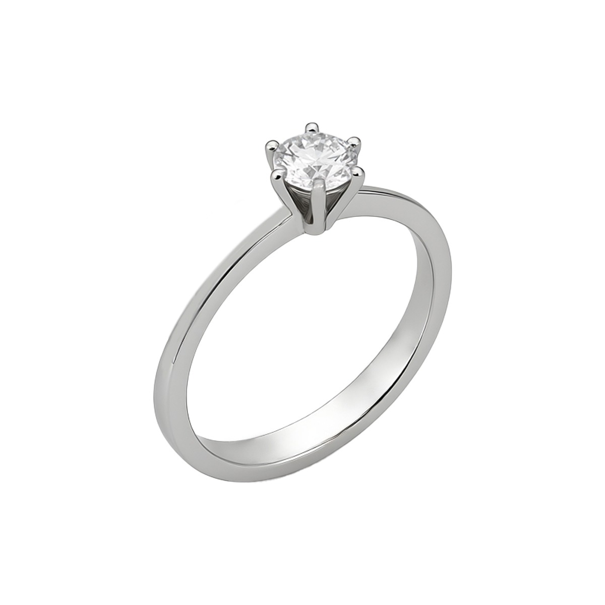Round Cut Solitaire Ring
