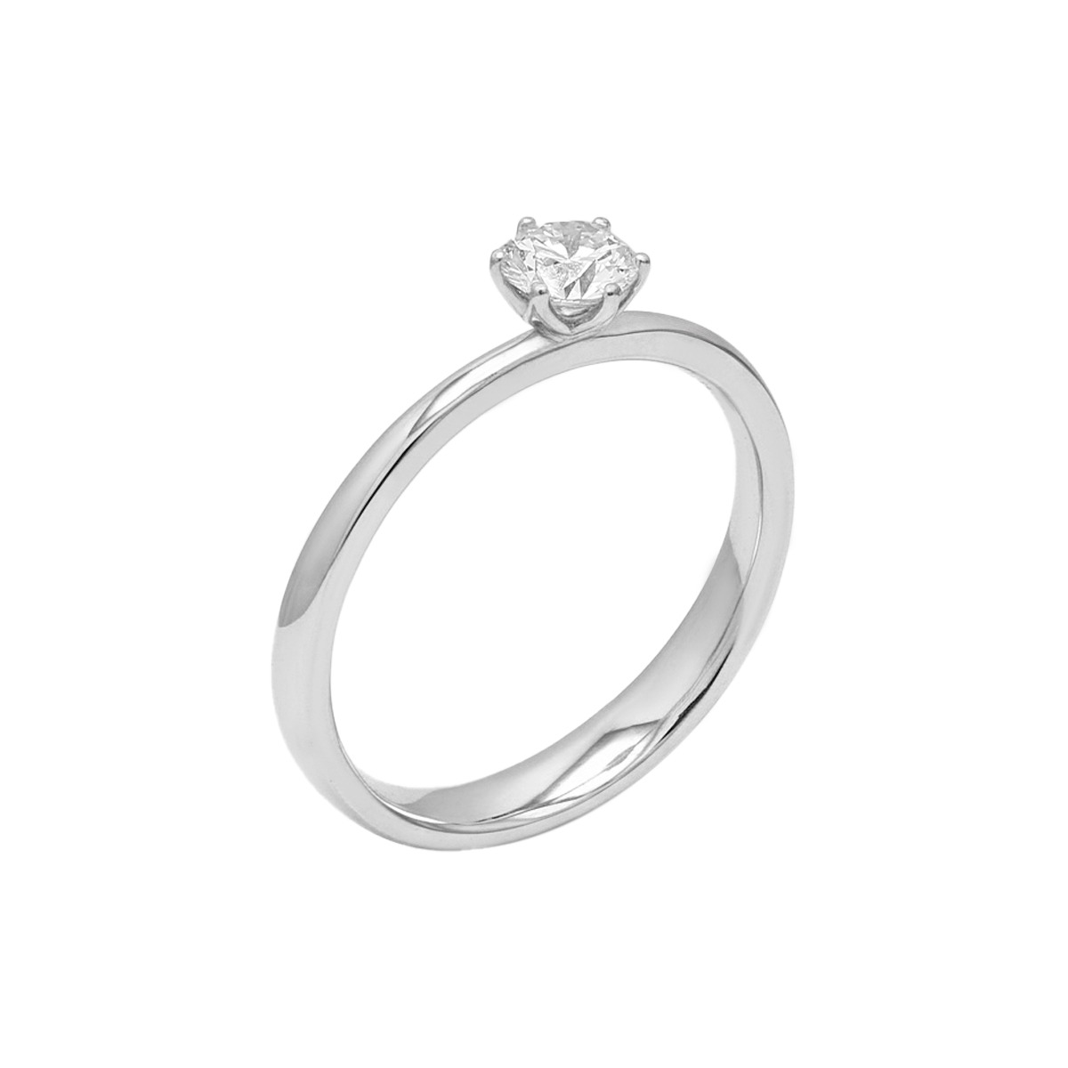 Round Cut Solitaire Ring